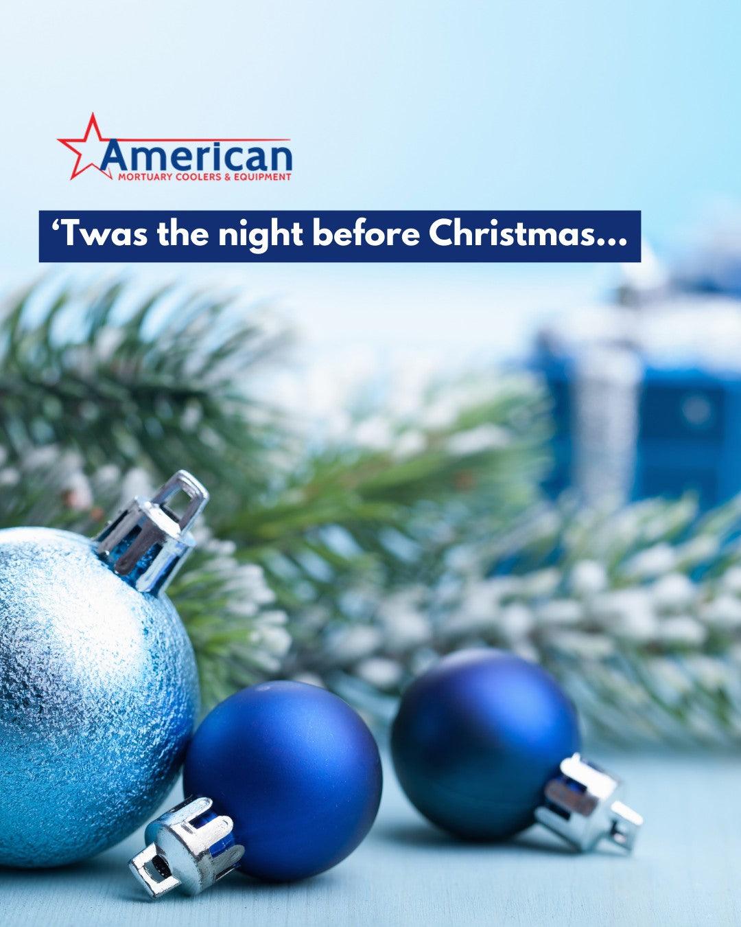 Wishing you a peaceful and joyous Christmas Eve from American Mortuary Coolers! - American Mortuary Coolers & Equipments Wishing you a peaceful and joyous Christmas Eve from American Mortuary Coolers! - American Mortuary Coolers & Equipments